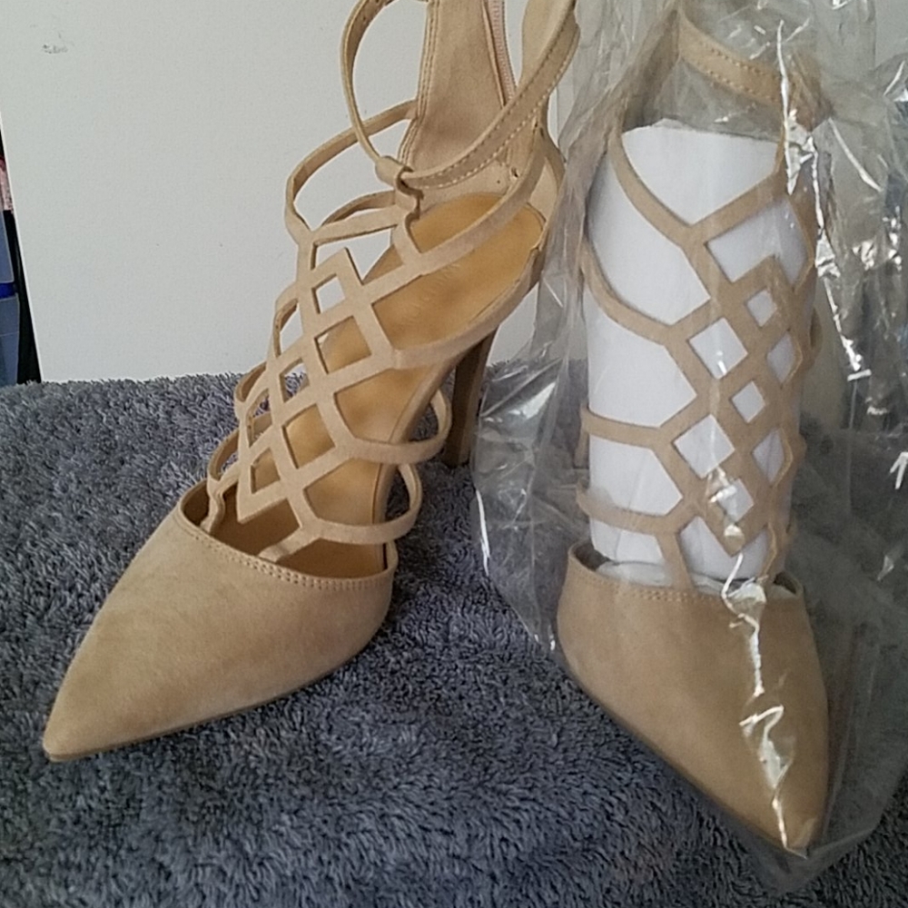 Caged high heels